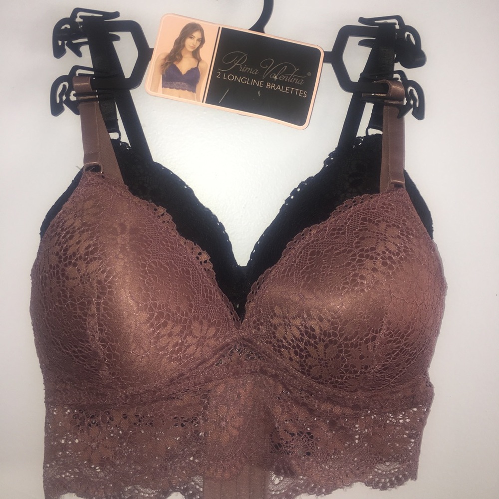 Black And Purple Bralette